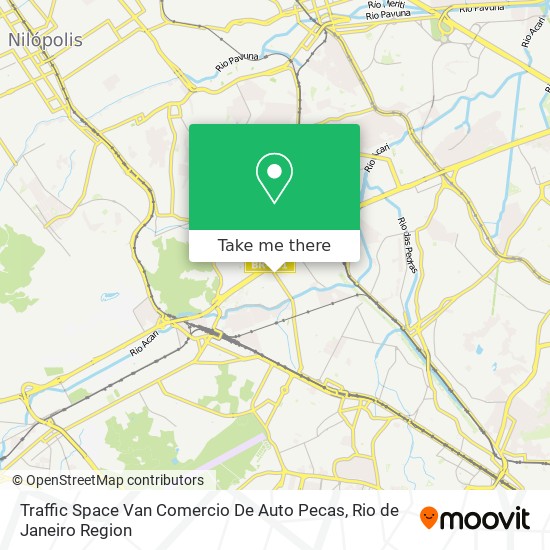 Mapa Traffic Space Van Comercio De Auto Pecas