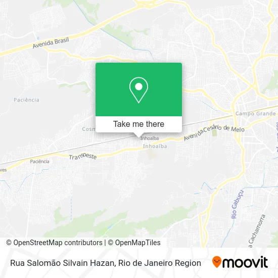 Rua Salomão Silvain Hazan map