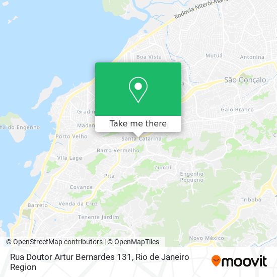 Mapa Rua Doutor Artur Bernardes 131