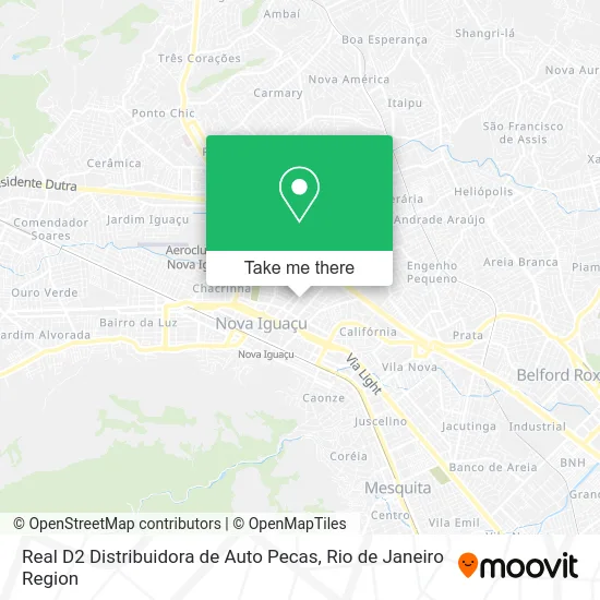 Real D2 Distribuidora de Auto Pecas map
