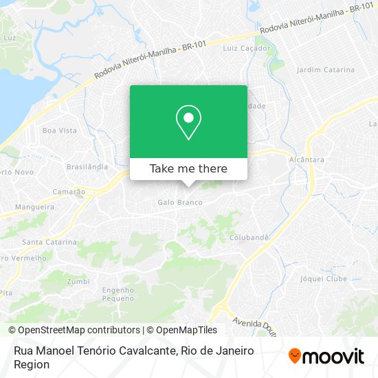 Mapa Rua Manoel Tenório Cavalcante