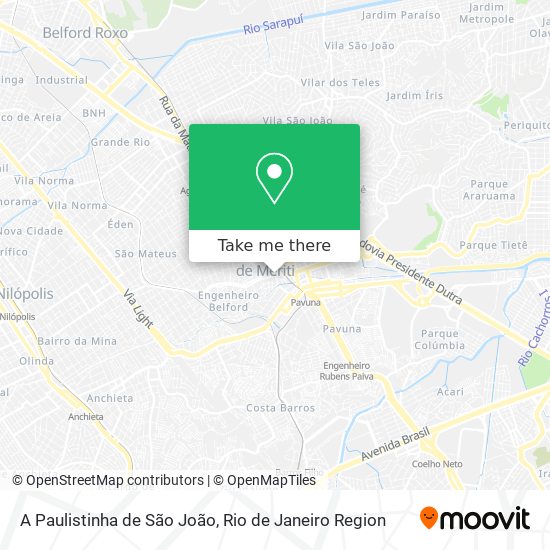 A Paulistinha de São João map