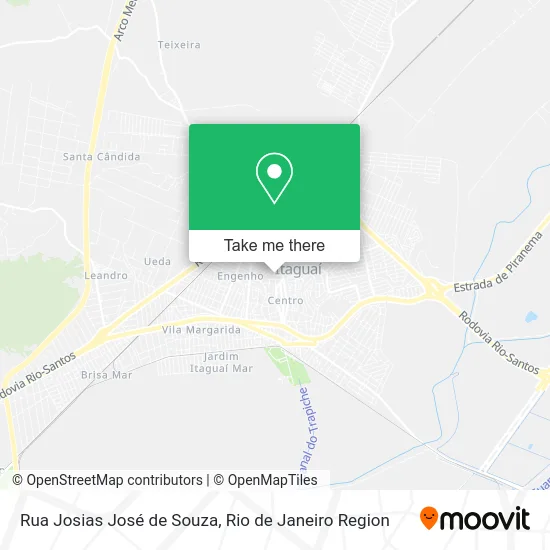 Rua Josias José de Souza map