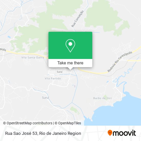 Rua Sao José 53 map