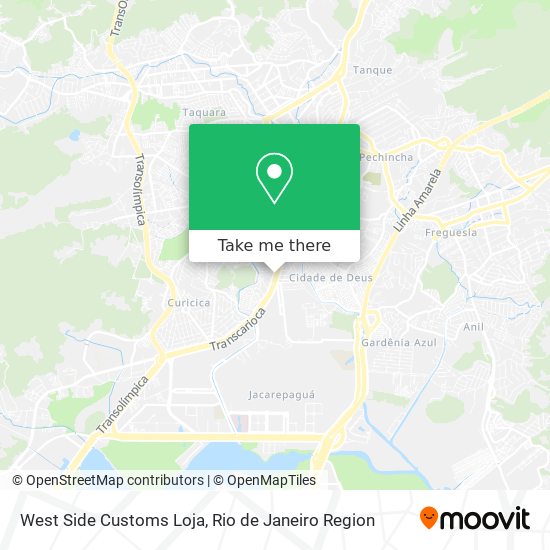 West Side Customs Loja map