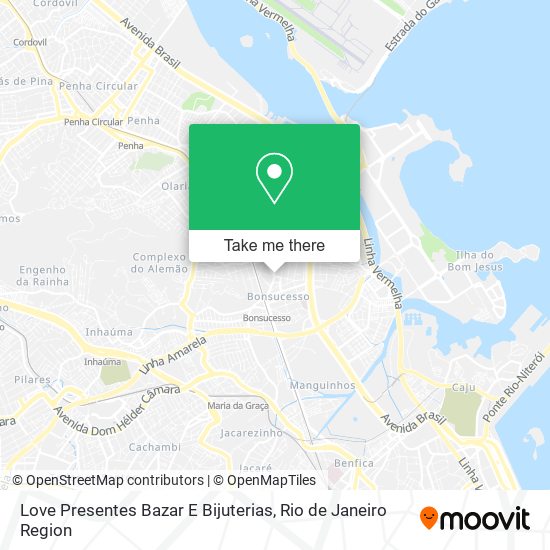 Mapa Love Presentes Bazar E Bijuterias