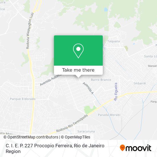 C. I. E. P. 227 Procopio Ferreira map