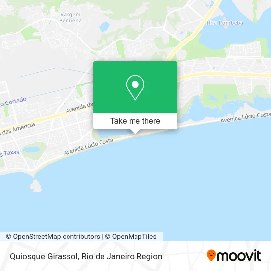 Quiosque Girassol map
