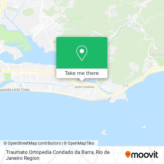 Traumato Ortopedia Condado da Barra map