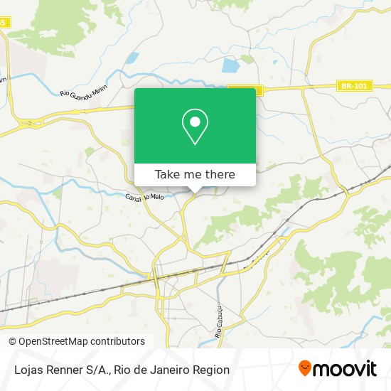 Mapa Lojas Renner S/A.