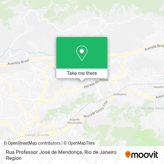 Rua Professor José de Mendonça map