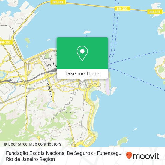 Fundação Escola Nacional De Seguros - Funenseg. map