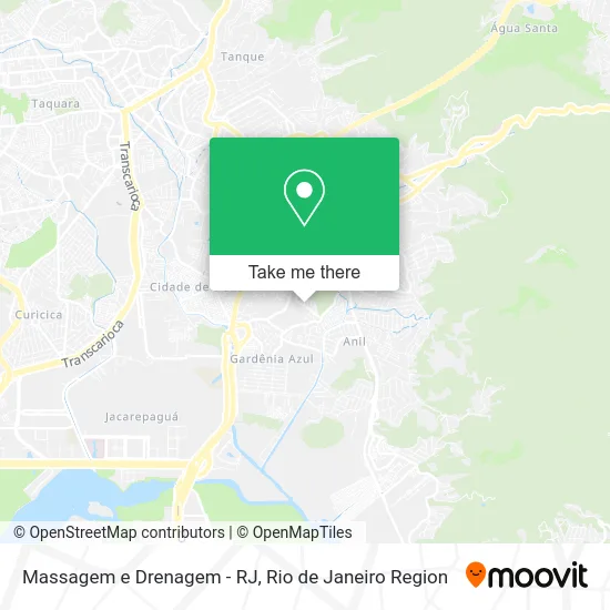 Massagem e Drenagem - RJ map