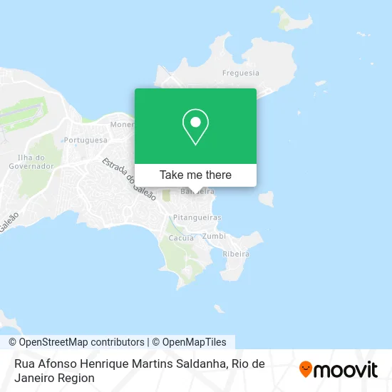 Rua Afonso Henrique Martins Saldanha map