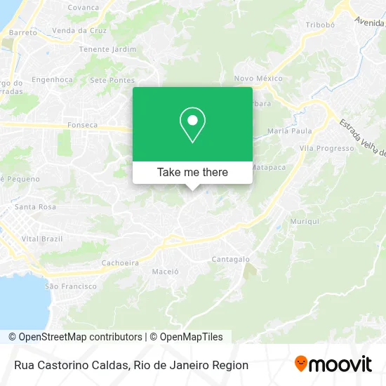 Rua Castorino Caldas map