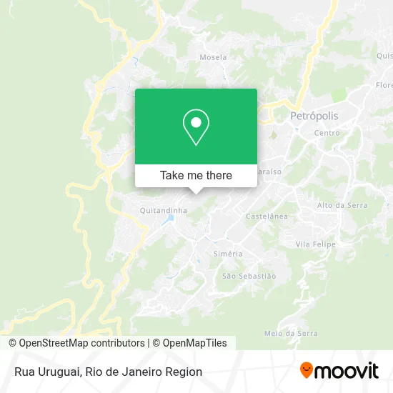 Rua Uruguai map