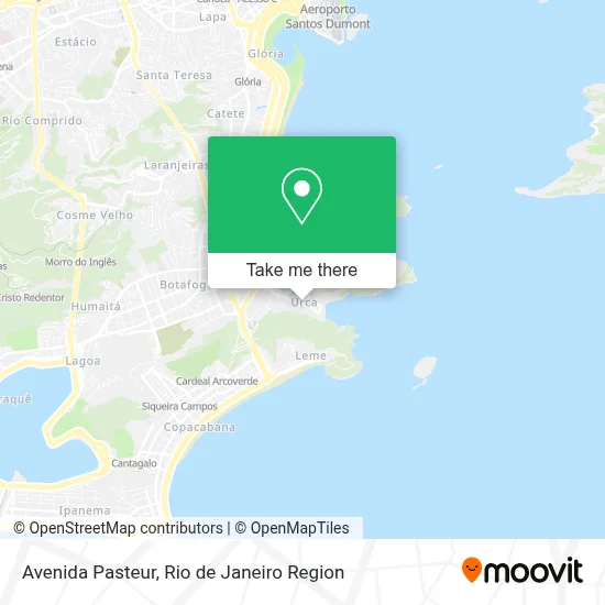 Avenida Pasteur map
