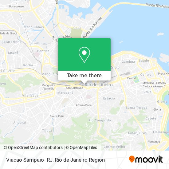 Viacao Sampaio- RJ map