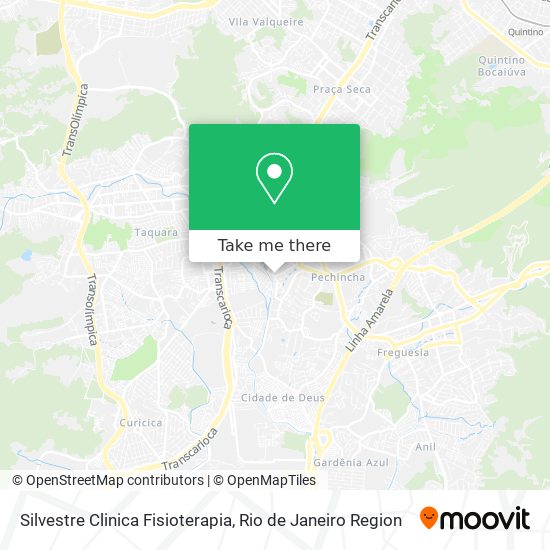 Silvestre Clinica Fisioterapia map
