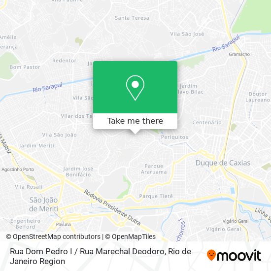 Mapa Rua Dom Pedro I / Rua Marechal Deodoro