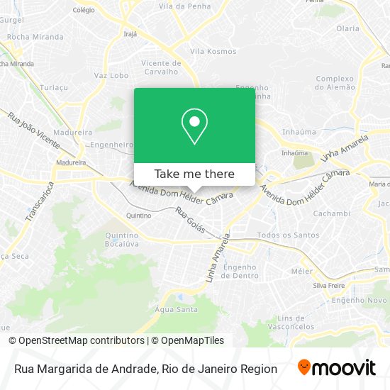 Mapa Rua Margarida de Andrade