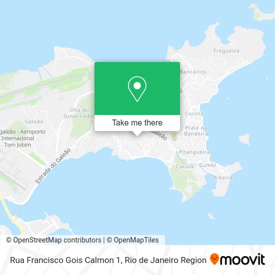 Rua Francisco Gois Calmon 1 map