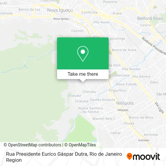 Rua Presidente Euríco Gáspar Dutra map