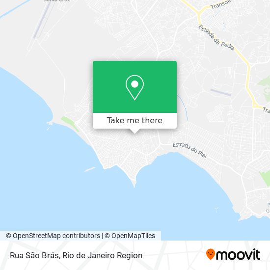 Rua São Brás map
