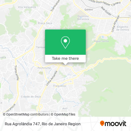 Mapa Rua Agrolândia 747