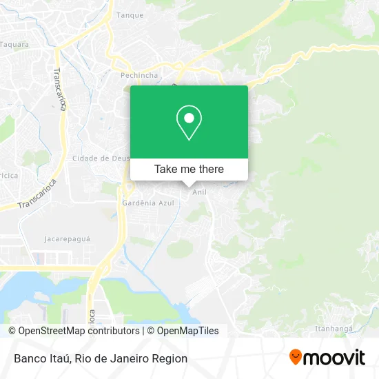 Banco Itaú map