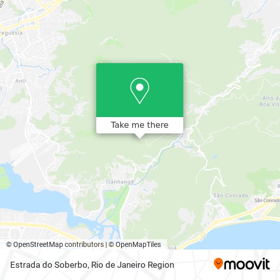 Estrada do Soberbo map