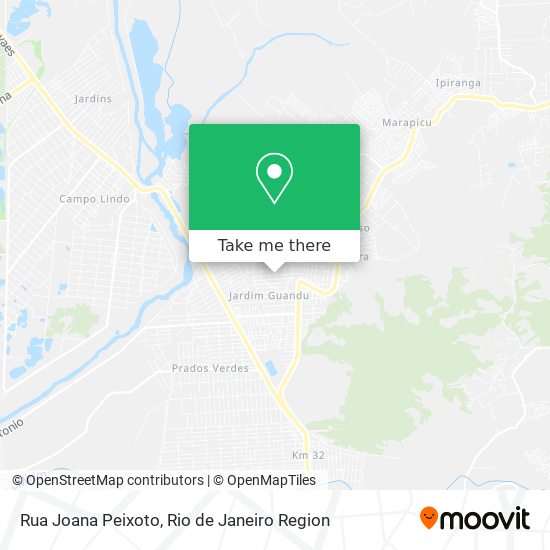 Mapa Rua Joana Peixoto