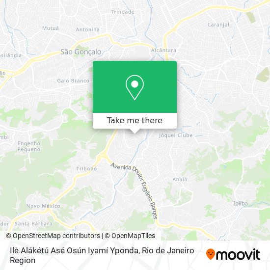 Ilè Alákétú Asé Osún Iyamí Yponda map