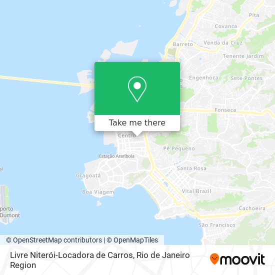 Mapa Livre Niterói-Locadora de Carros