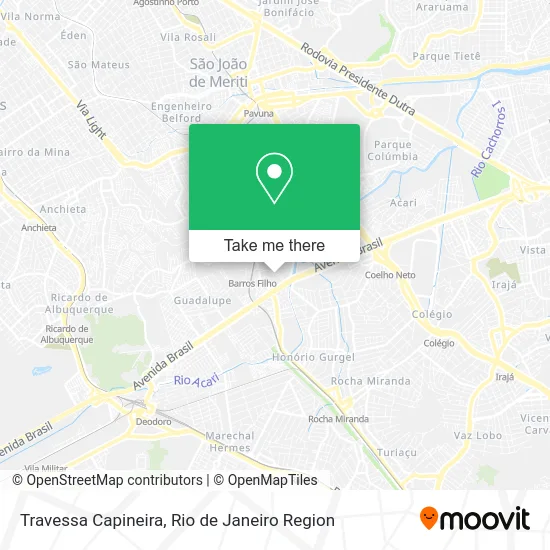 Travessa Capineira map