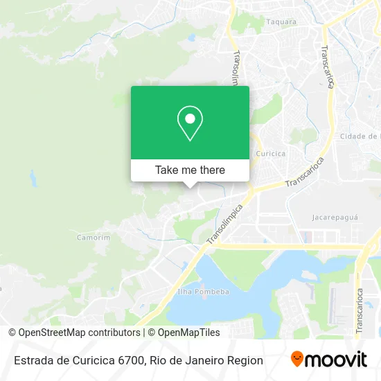 Estrada de Curicica 6700 map