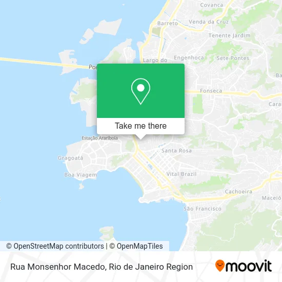 Rua Monsenhor Macedo map
