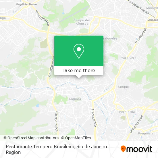 Restaurante Tempero Brasileiro map
