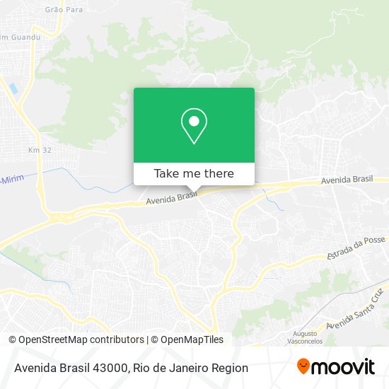Avenida Brasil 43000 map