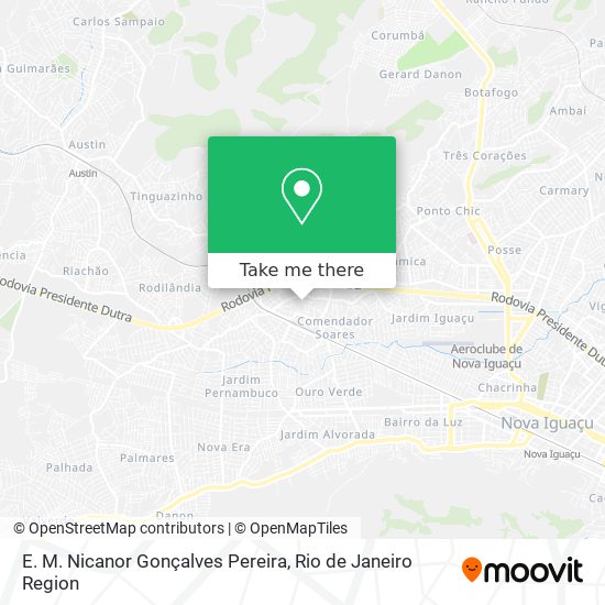 E. M. Nicanor Gonçalves Pereira map