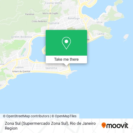 Zona Sul (Supermercado Zona Sul) map