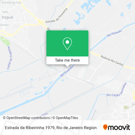 Estrada da Ribeirinha 1979 map