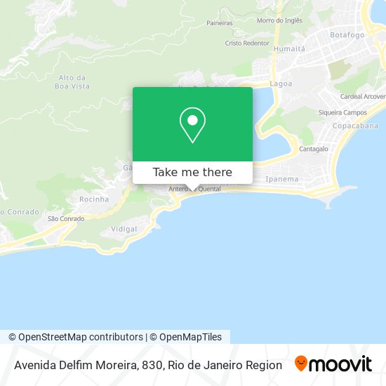 Avenida Delfim Moreira, 830 map