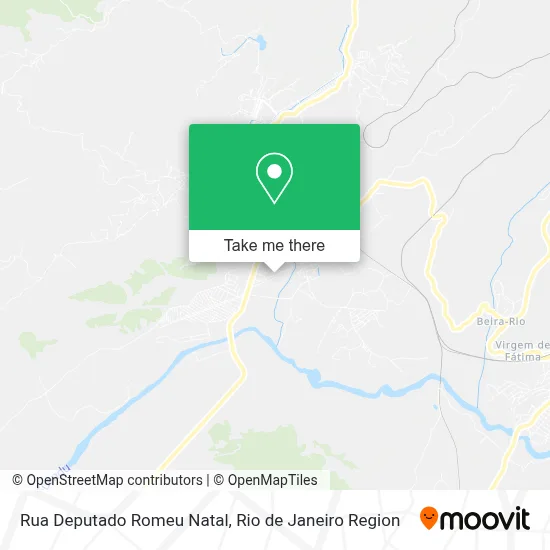 Rua Deputado Romeu Natal map