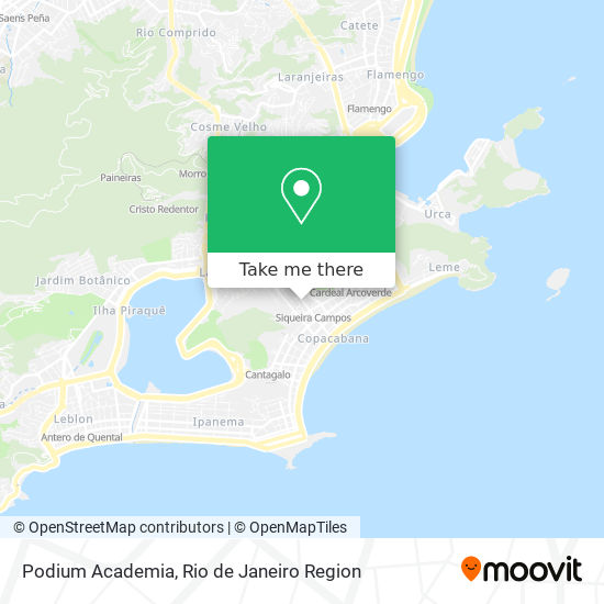 Mapa Podium Academia