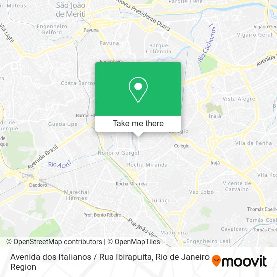 Avenida dos Italianos / Rua Ibirapuita map
