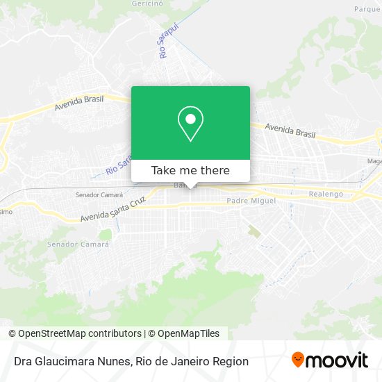 Dra Glaucimara Nunes map