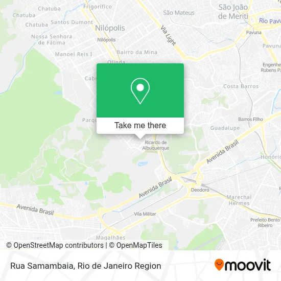 Rua Samambaia map