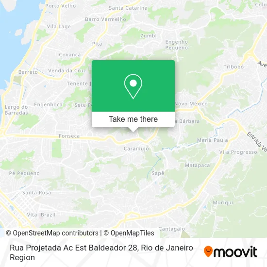 Rua Projetada Ac Est Baldeador 28 map