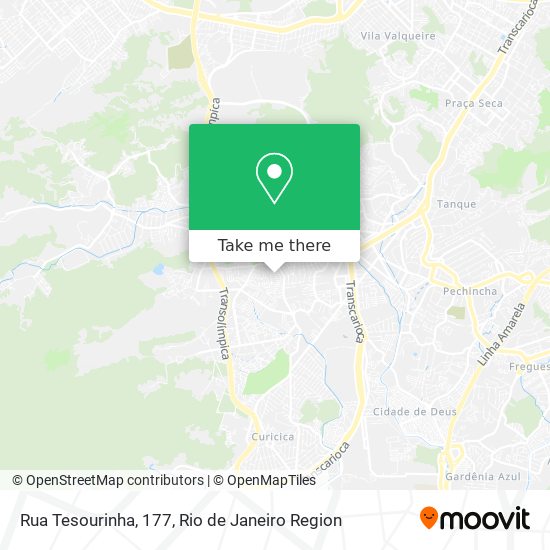 Rua Tesourinha, 177 map